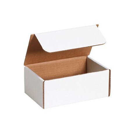 Bsc Preferred 7 1/8 x 4-1/2 x 3'' White Literature Mailers, 50PK BUY00014835